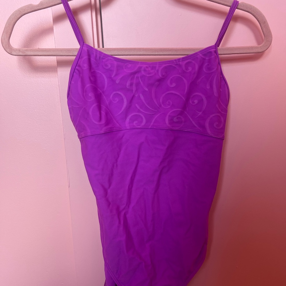 Wear Moi Vibrant Purple Camisole Leotard